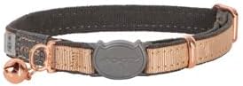 Rogz Urban Cat Collar Gold Rush with Break-Away Safety Buckle