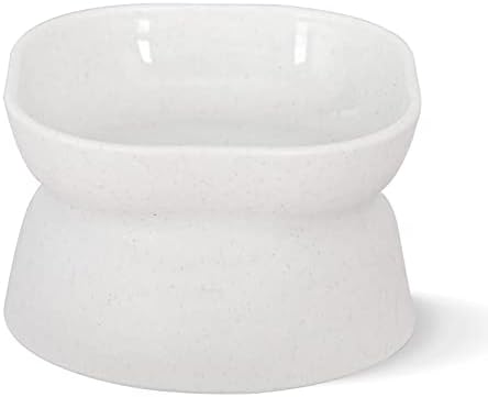 VALINK Raised Cat Food Bowls, Cat Bowl Protect Pet's Spine Tilted Elevated Easy to Clean Stress Free Pet Feeder for Flat Faced Cats, Small Dogs, Protect Pet's Spine