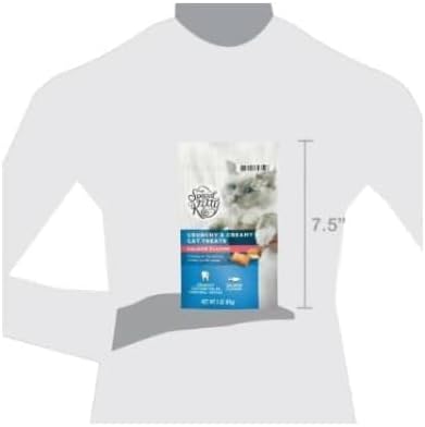 Special~Kitty Crunchy and Creamy Cat Treats Salmon Flavor, 3 oz Pack of 4
