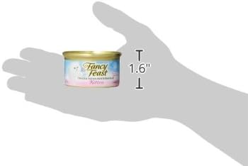 Fancy Feast Purina Tender Ocean Whitefish Feast Wet Kitten Food - 3 oz. Cans (Pack of 48)