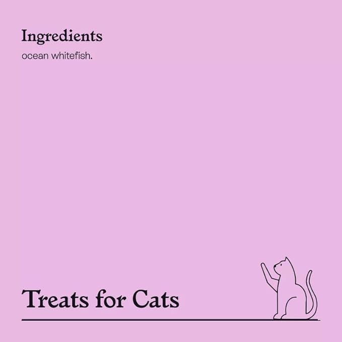 Kindful Whitefish Flavor Freeze-Dried Cat Treats, Single Ingredient, High Protein, 1 oz