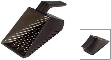 uxcell Plastic Nonslip Grip Pet Dog Puppy Wastes Trash Litter Scoop, Black