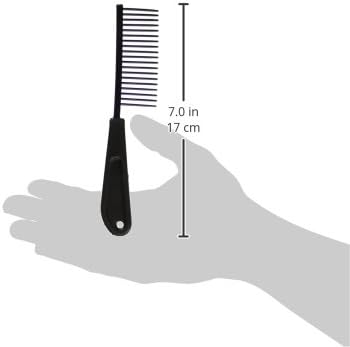 Resco Professional Anti-Static Dog, Cat, Pet Comb for Grooming, Steel Pins, Coarse Tooth Spacing, Candy Purple (PF0671)