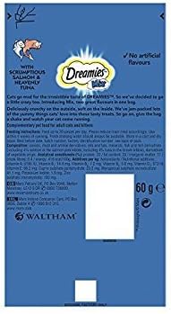 Dreamies C&T Mix Salmontuna 60 g (Pack of 8)