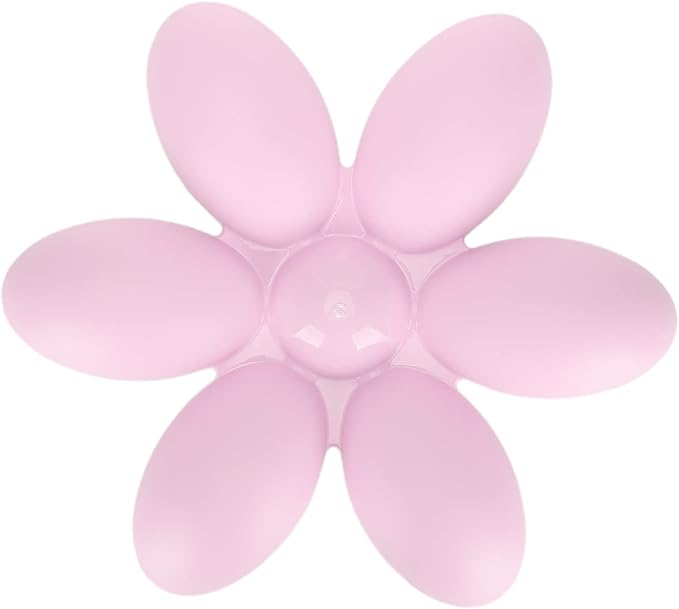 Multipurpose Cat Food Bowl Cat Food Bowl Flower Petals Shaped Cat Water Bowls Non Slip Food‑Grade Flower Petals Shaped 6 Grids Pet Feeding Bowl for Food and Water (Roseate)