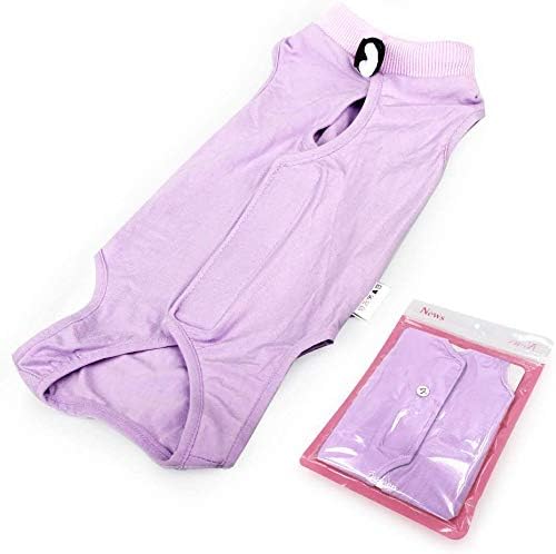kzrfojy Cat Surgery Recovery Suit Cat Onesie for Cats After Surgery Spay Surgical Abdominal Wound Skin Diseases E-Collar Alternative Wear (Purple-S)