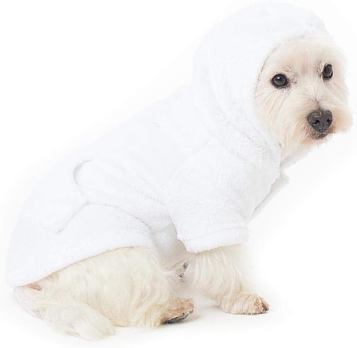 Pet Pjs - in The Clouds Pet Pjs Chenille Hoodie Sweaters - Large (Fits Up to 50 lbs) - Pet - Large (Fits Up to 50 lbs)