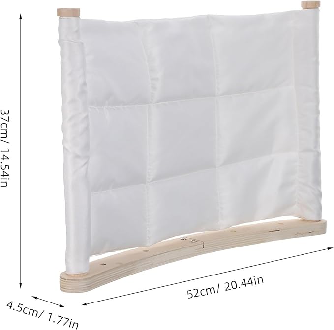 Kichvoe Cat Hammock Wall Mounted - Kitty Bed and Perch - Wooden Cat Furniture - 20.5x14.6 Space-Saving Wall Shelf for Sleeping, Playing, Climbing, Lounging