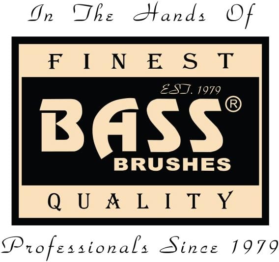Bass Brushes Rectangle Boar Pet Brush with Bamboo Wood Handle