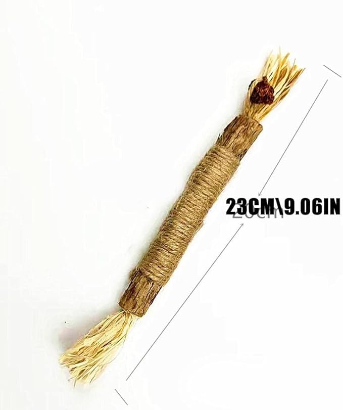 Natural Silvervine Sticks for Cats,Natural Catnip Chew Toys,Dental Care,Toy,Cat & Kitten Teething Chew Toys,Increase Appetite,Calm Anxiety and Stress, Aggressive Chewers Cat Dental Toy
