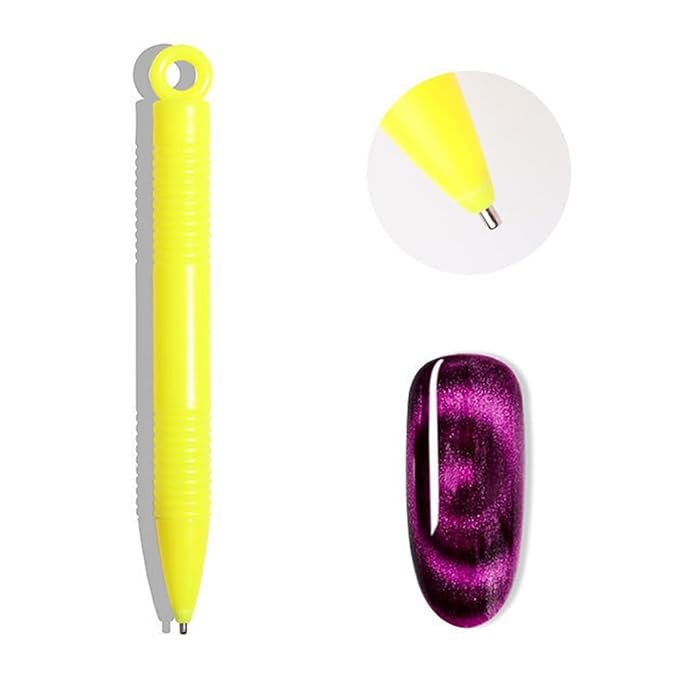 WOKOTO 8Pcs Cat Eye Nail Magnet Pens For Nails design tools Cat Eye Gel Nail Polish Magnet Sticks For Acrylic Nails Gradient Nail Art Magnets For Nail Art Cat Eye Magnet For Nails Nail Art Tools