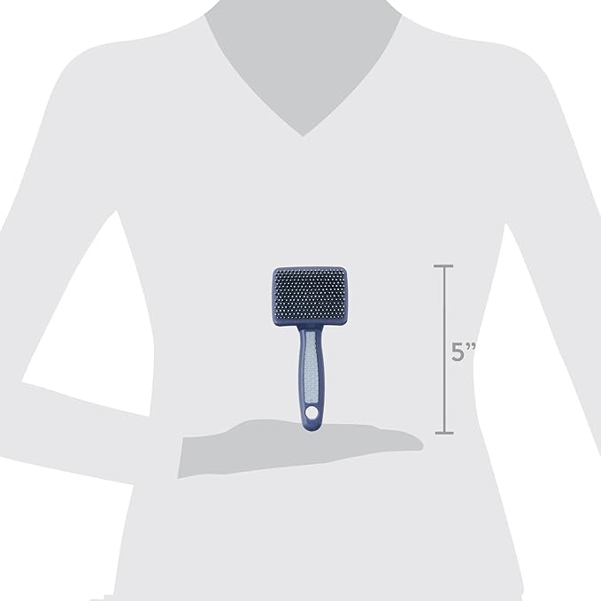 Plastic Cat Pin Brush - Pet Grooming Brush for Long Haired Cats, Kitten, Soft Bristle, Pin for Pets. (Pack of 2)