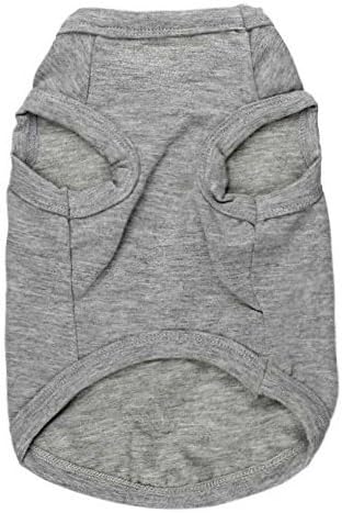 Pet Dog T-Shirt I Love My Daddy Mommy Vest Gift Costume Clothes for Small Puppy Cat Kitten Yorkshire Chihuahua Poodle Teacup Terrier Rabbit Baby Dogs (XL, Grey-M)