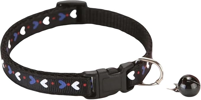 6pcs Cat Collars with Bell, Breakaway Cat Collars, Nylon Cat Collars with Bell, Collars for Cats (6 Colors)
