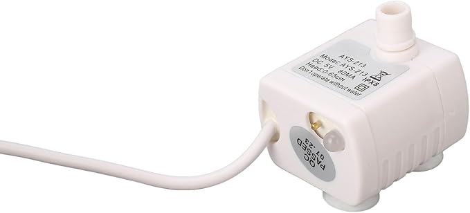 Pet Water Fountain Pump, Cat Water Fountain Pump Replacement, Quiet Prevent Dry Burning Water Dispenser Pump for Fish Tank