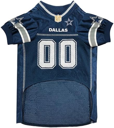 Pets First NFL Dallas Cowboys Dog Jersey, Size XX-Large, Football Shirt Costume for Pet, Dog Sports T-Shirt, NFL Team Clothing for Cats, Licensed Pet Apparel Available in 7 Sizes and 32 Teams