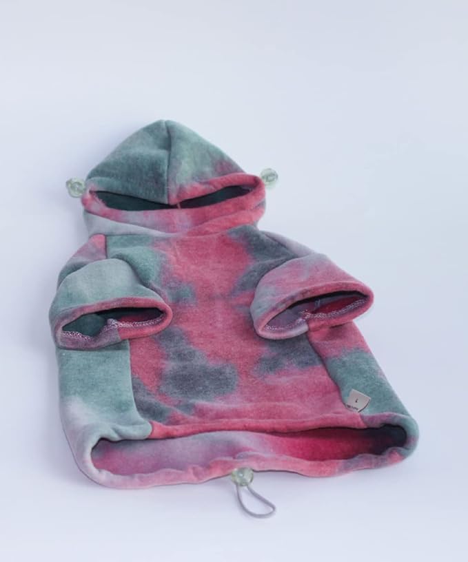 Sphynx Cat Clothes Hairless Cat Clothes Devon Rex Clothing Autumn Winter Fleece-Lined Warm Cats Jacket for Small Dog Cat Hoodie (XS)