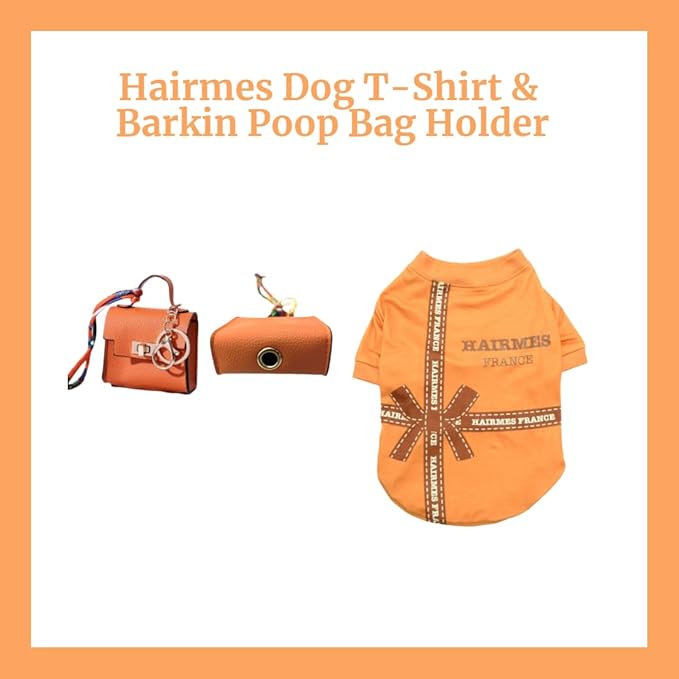 Luxury Designer Dog T Shirt – Cute Puppy Clothes for Small Dogs, Fashion Pet Tee Outfit for French Bulldogs & Chihuahuas, Everything Chic Dog Apparel