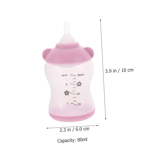 Toddmomy Pet Nursing Bottle Set for Cats Puppies Feeding Watering Supplies Small Animal Accessories
