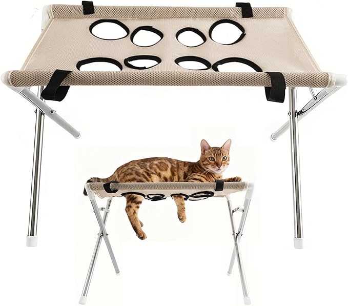 Dog Hammock for Nail Trim - 8-Hole Design Cat Grooming Harness | Puppy Bath Hammock - for Cats Dogs Kitten Puppy Small Medium Large Breed Indoor Home Hair Cutting Ear Cleaning