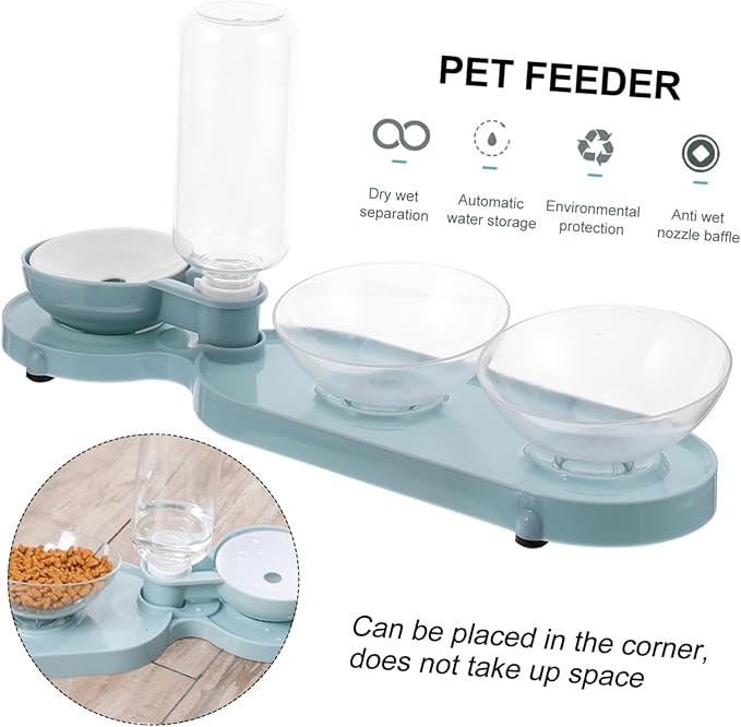 Cat Feeding Watering Supplies Automatic Cat Feeder Pet Water Bottle Pet Supplies