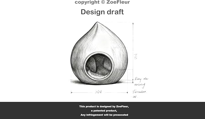 Peach-Shaped & Pet Bed - Pet-Safe Rounded Eco-Resin Design, Space-Saving Home Ornaments(A-Pink)