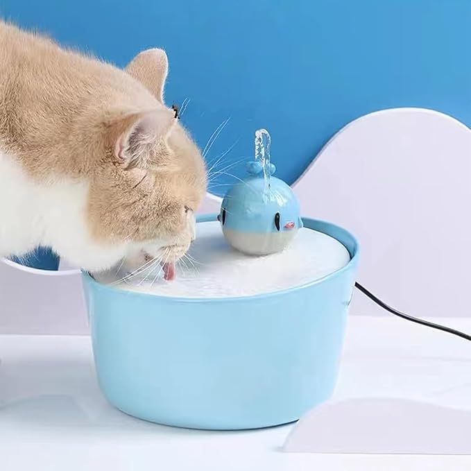 GeRRiT Water Feeder Ceramic Water Dispenser Ceramic Water Bowl Automatic Water Dispenser for Dogs Ceramic Hamster Bowl Pet Feeding Bowl Pet Water Fountain Cat Water Dispens