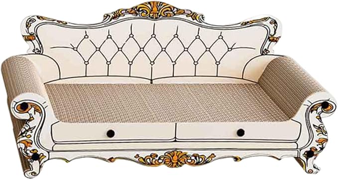 Baoblaze Cat Scratcher Couch Bed Pet Claw Sharpening Supplies Furniture Protection Versatile Grinding Claw Toy Cat Couch Chaise Longue, Style A