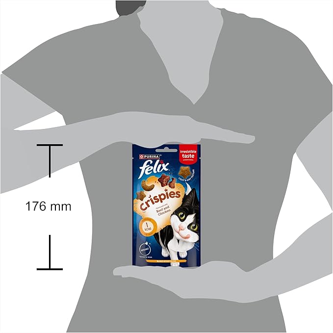 Felix Crispies Beef & Chicken 8x45g