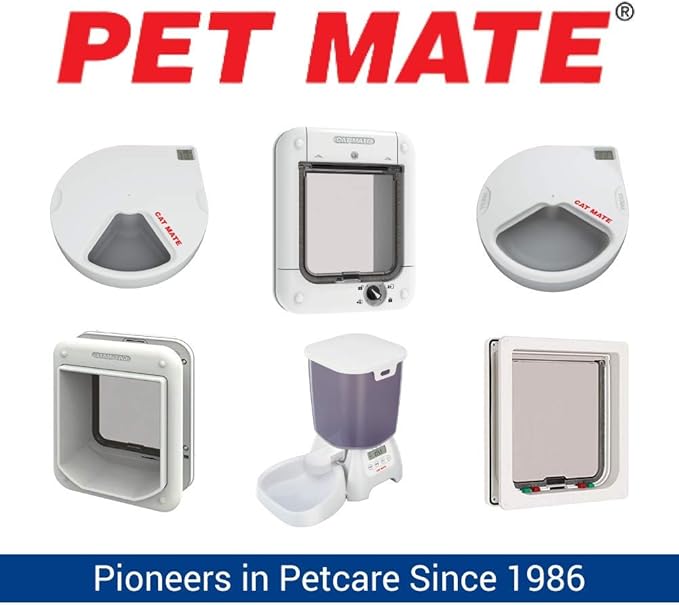 Cat Mate Microchip activated Cat Flap | for up to 30 Cats, Brown