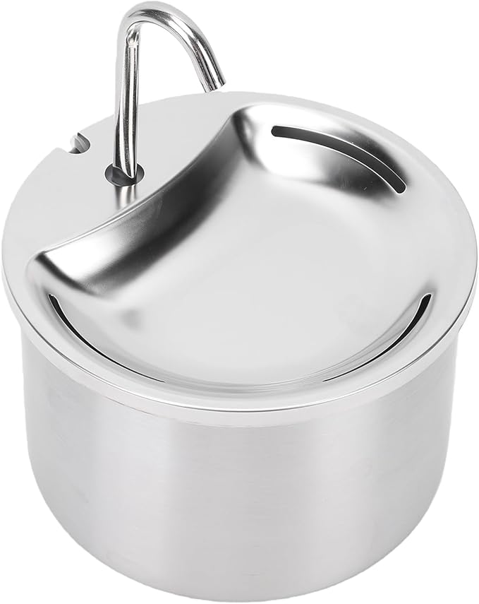 Zerodis Cat Stainless Steel Cat Water Dispenser with Circulating Filtration 3.2L Large Capacity Quiet Running Dog Feeding Bowl Dishwasher Safe for Pet Indoor Use Pet Water