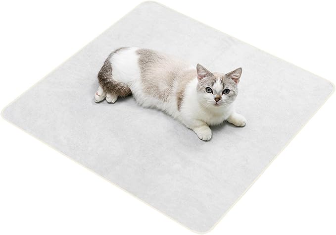 27.5" Large Cat Wrap for Nail Trimming,Self-adherent Cat Grooming Wrap for Cat & Small Dog, Anti-Scratch Cat Swaddle Burrito Wrap for Medicine,Nail Clipping,Ear Cleaning,Teeth Brushing - Cute Pattern