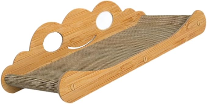 Corrugated Cardboard Cat Scratcher Couch Bed Cat Scratch Pad Luxury Pet Cat Lounge, L