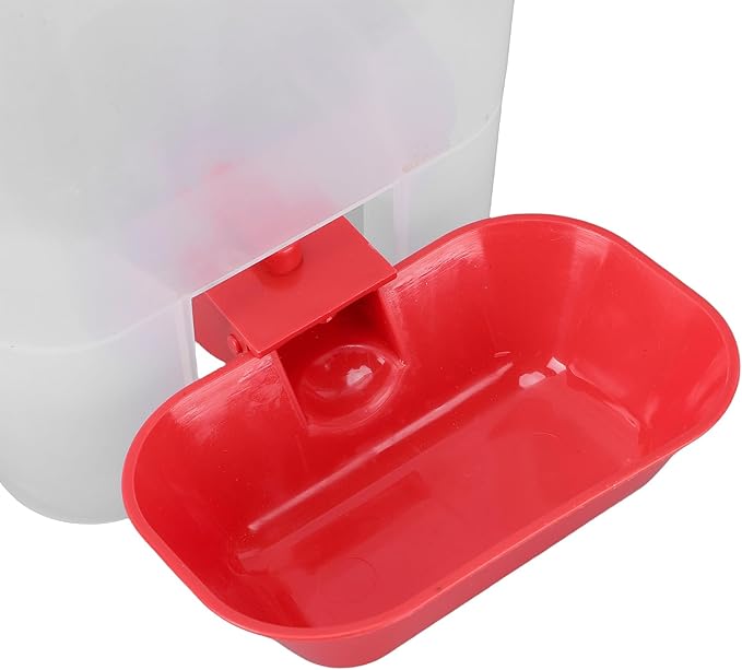 Zerodis Pet Water Dispenser, Multifunction Automatic Cat Water Feeder Large Capacity Freestanding Dog Drinking Container with Cover for Small Medium Pet Dog 7.09x7.09x8.27in