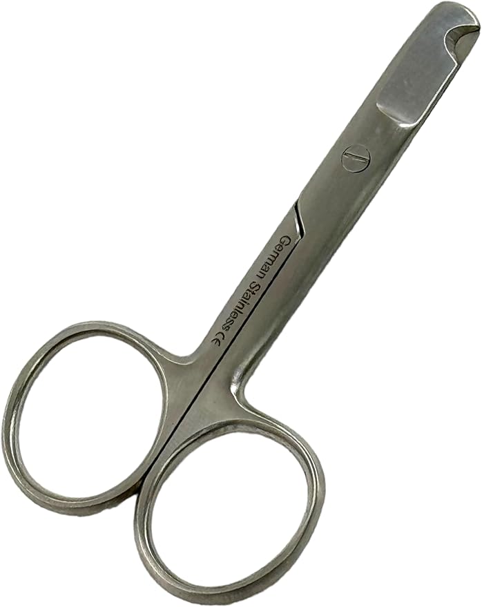Dog and Cat Nail Cutters Scissors Style German Stainless Steel - For Small Animals, Cats, Dogs, Birds - Grooming Essentials (3.5")