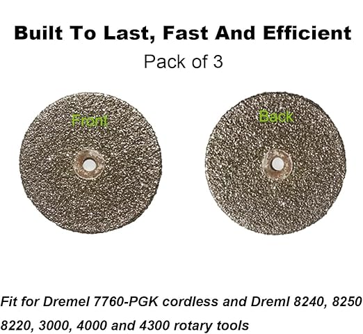 for Dremel 7760-PGK Pet Nail Grooming Sanding Discs - Professionally Designed for Pet Nail Grooming - Fit for Dremel 8240, 8250, 8220, 3000, 4000 and 4300 Paws Grooming, 3pcs