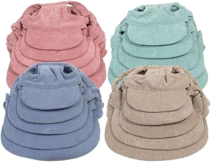 Selena Baseball Cap for Dog Cat with Ear Holes Adjustable Hat Cute Puppy Kitten Pet Outdoor Sun Protection Sport Costume Apparel (X-Large,Pink)