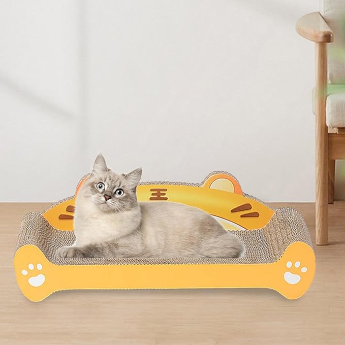 Cat Scratcher Pad Cat Scratching Board Nest Bed Wear Resistant Furniture Protector Lounge for Indoor Cats Corrugated Paper, Extra Large