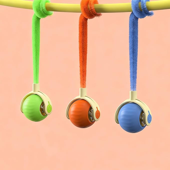 Interactive Cat Toys for Indoor Cats,Automatic Moving Kitten Toys,Cat Toys for Bored Indoor Adult Cats,Smart Rechargeable Cat Enrichment Toys for Small/Medium/Large Cats to Keep Them Busy, Cat Balls