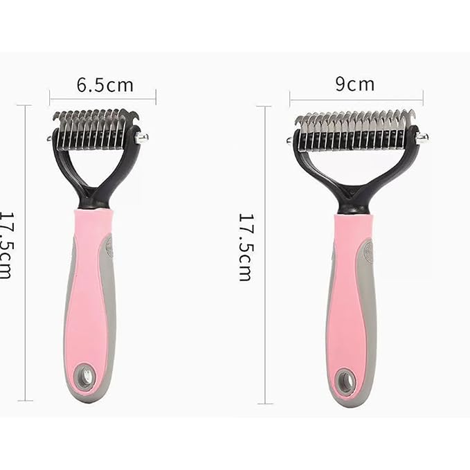 Vivanchor Pet Pro, Pet Pro Grooming Tool, Grooming Brush, Deshedding Combfor Cats, Deshedding Comb for Cats, Self-Cleaning Undercoat Depilatory Tool