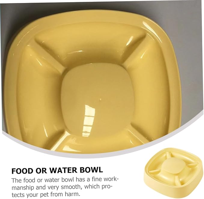 ORFOFE Cat Food Bowl Multifunctional Pet Feeder for Dogs and Cats Divided Design for Slow Feeding Easy Multiple Pets