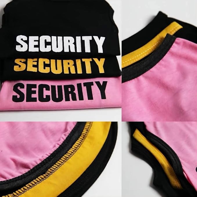 Pet Clothes, Cool Security Vest Pet Puppy T-Shirt Cotton Clothing Apparel Cat Spring Summer Breathable Sleeveless Harness Costume Clothes for Small Dogs (XS, Pink)