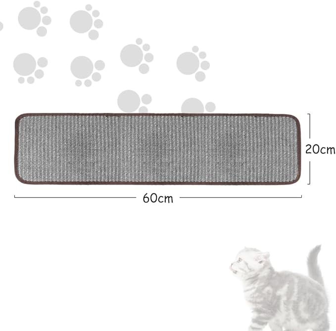 Sisal Cat Scratching Pad Bed Corner Protector Cat Scratcher Mat Anti-Slip Scratch Playing Mat Furniture Protection Couch Cover for Grinding Claw