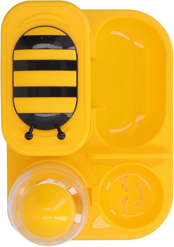 Automatic Cat Feeder, Gravity Feed Technology Large Capacity 7 Days for Small Pets 3 Days for Large Gravity Cat Feeder Automatic Dog with Dry Wet Separation Detachable