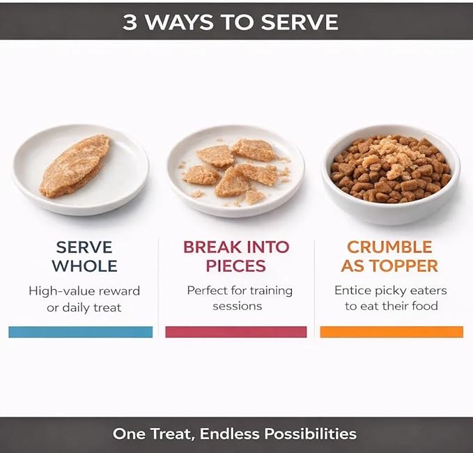 Cat Filet Treats Variety Pack - Chicken Tuna Salmon 3 Flavors - Soft High Protein Single Ingredient All Natural Cat Treats - Grain Free Healthy Cat Snacks Food Topper for Picky Eaters - 3oz (3x1oz)