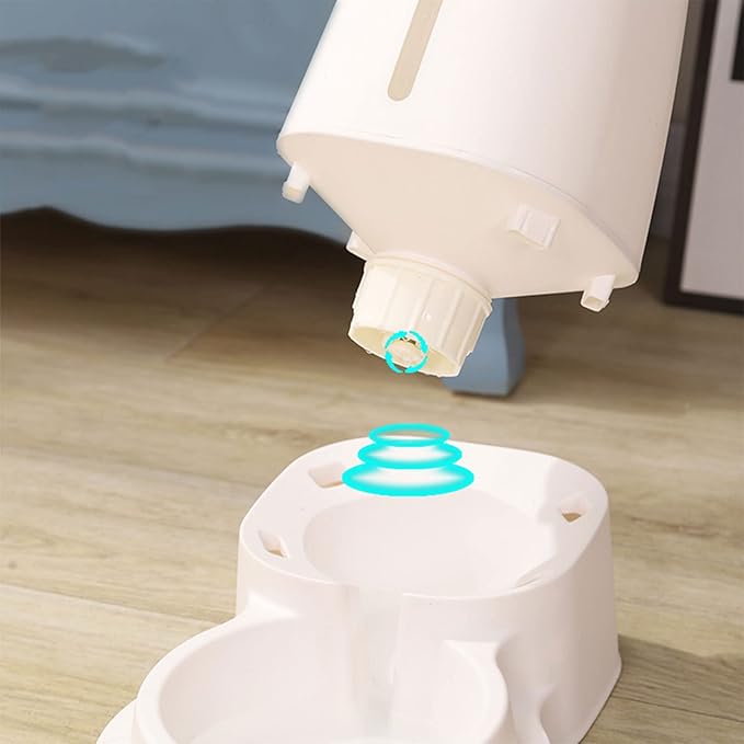 Cat Water Feeder Cat Water Dispenser Cat Feeding Watering Cat Feeder Cat Automatic Feeder and Water