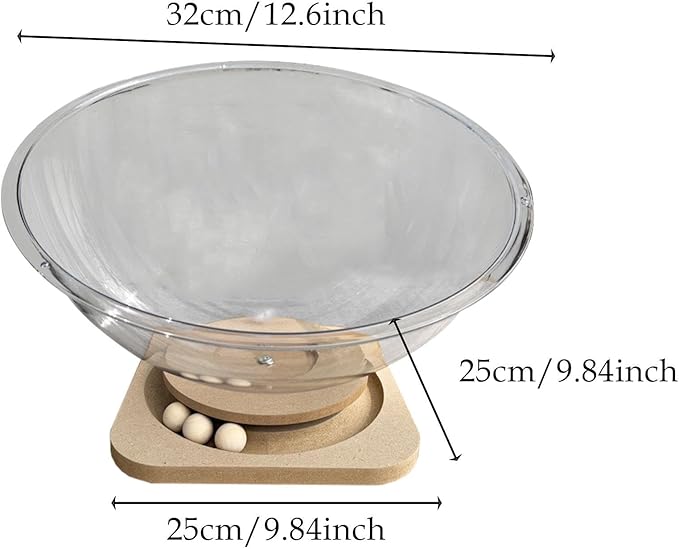 Space Capsule Cat Bed Pet Furniture Easy Cleaning Universal Small Pets Activity Centre Sleeping Nest Toy- 32cm