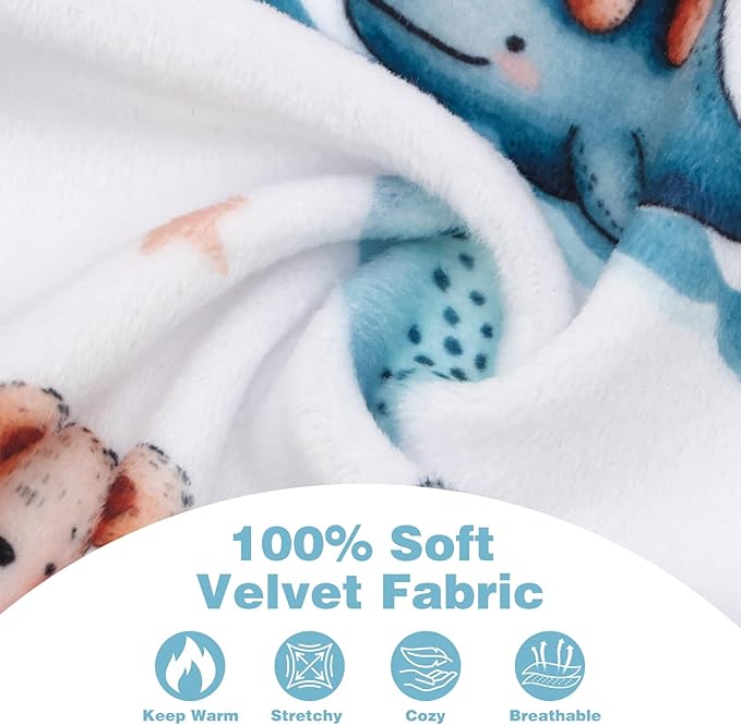 CuteBone Two-Leg Velvet Pet Pajamas Girl Dog Clothes - Soft, Cozy, and Stretchy Boy Pjs for Small, Medium Dogs and Cats Winter Sleepwear Apparel LTP18M