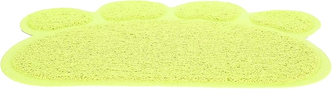 Cat Litter Tray, PVC Dog Mat Antislip Shape Pet Puppy Non Slip Box Liners Feeding Bowl Placemat Supplies for Cats and Dogs (Claw Shape)
