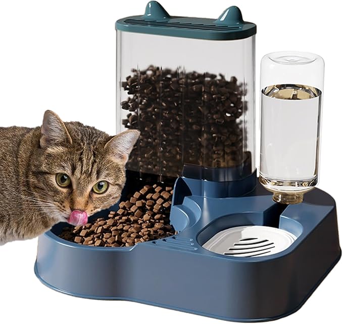 Pet Food Dispenser – Automatic Dog and Cat Feeder with Water Bowl, Smart Portion Control | Longtail Large Capacity Feeding Solution for Pets Indoor Outdoor Use